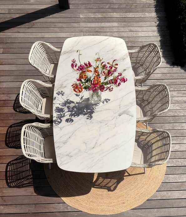 Marmer tuintafel