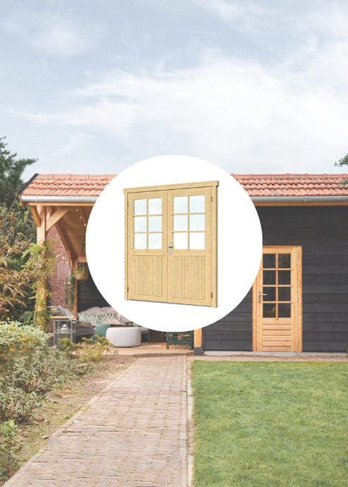 Deuren voor overkapping