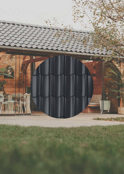 Dakbedekking voor overkapping