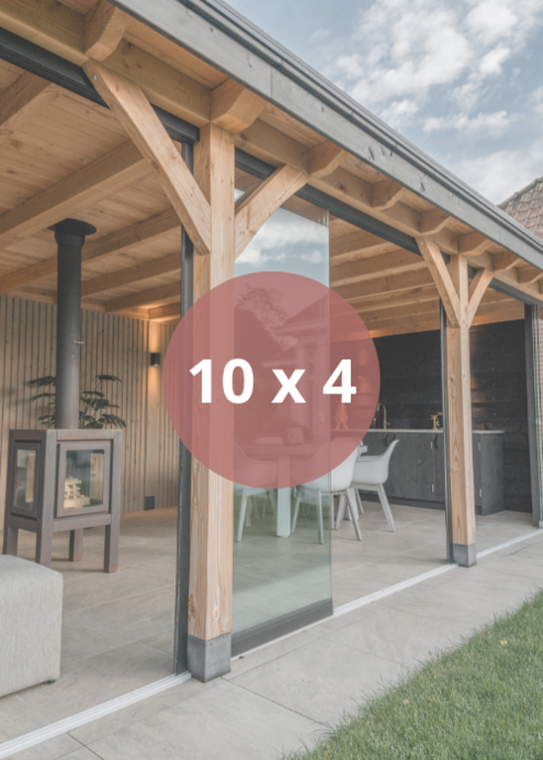 Overkapping 10x4 meter