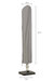 Madison parasolhoes 215x30/40 cm grey