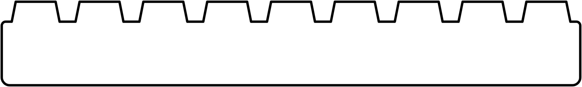 Vlonderplank bangkirai 2.1x14.5x460cm