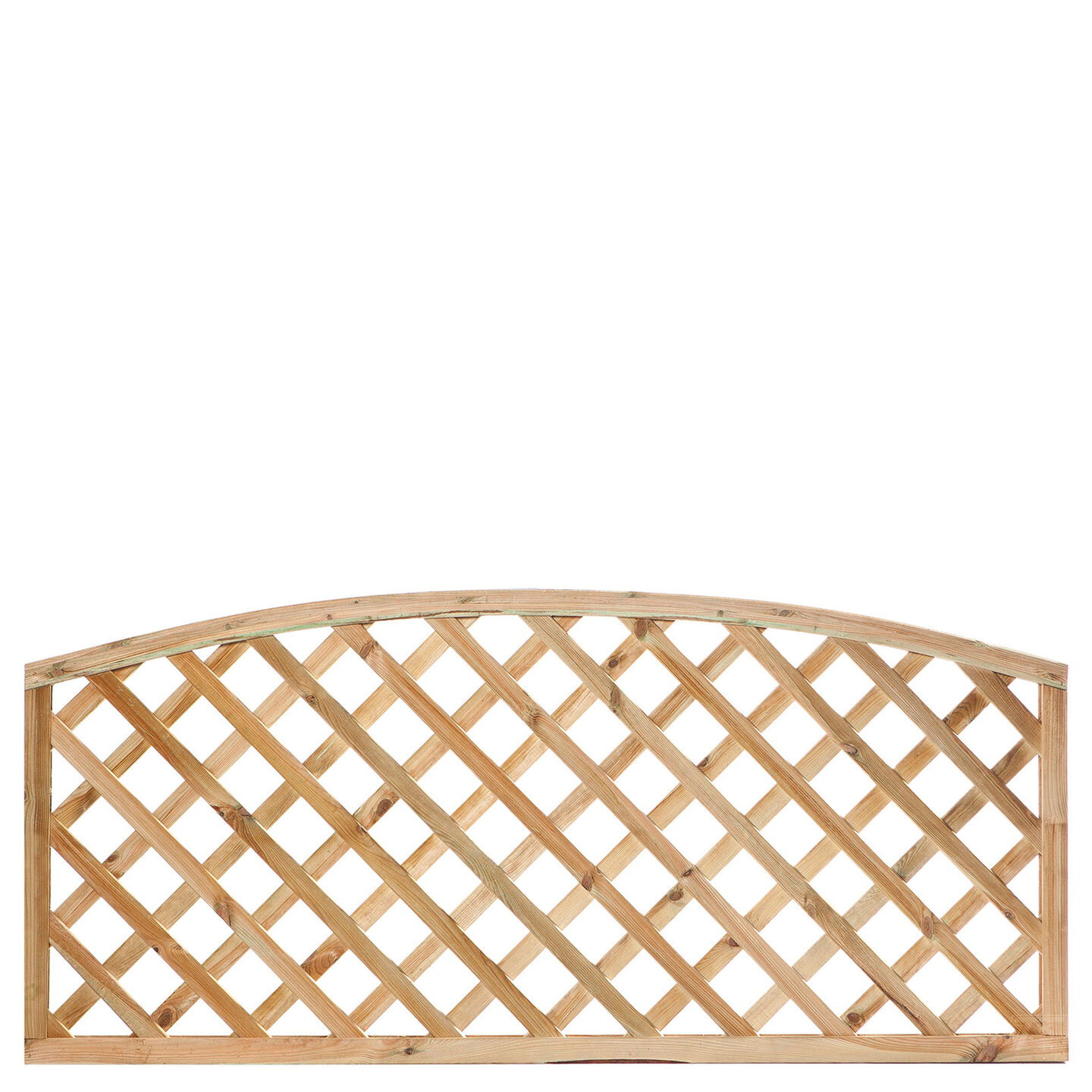 Trellis diagonaal met tooglijst H60cm