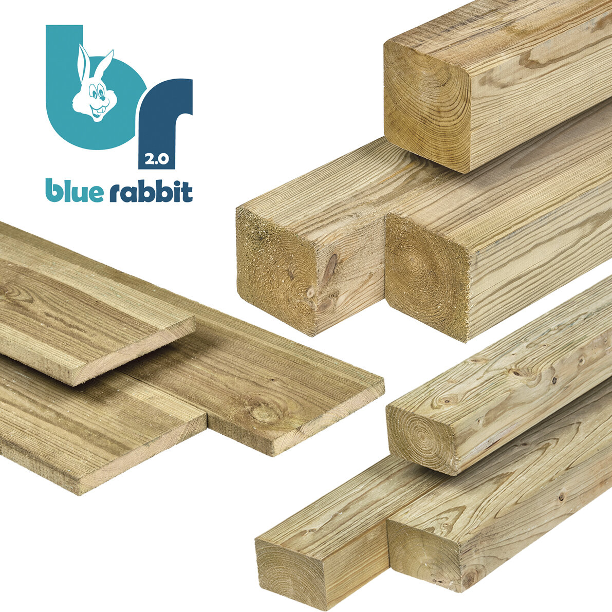 Blue Rabbit Beach Hut houtpakket