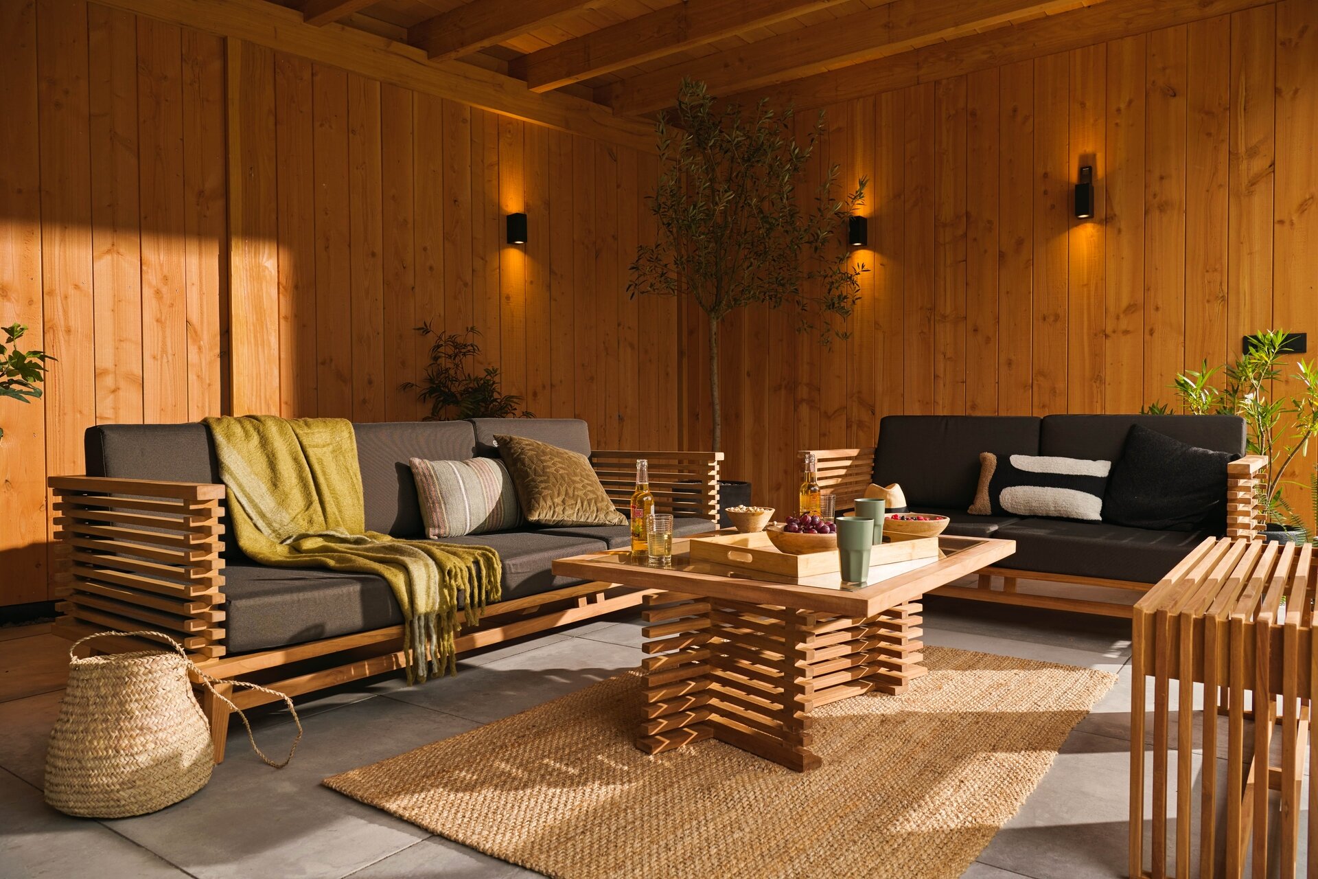 Teak Loungeset San Pedro 