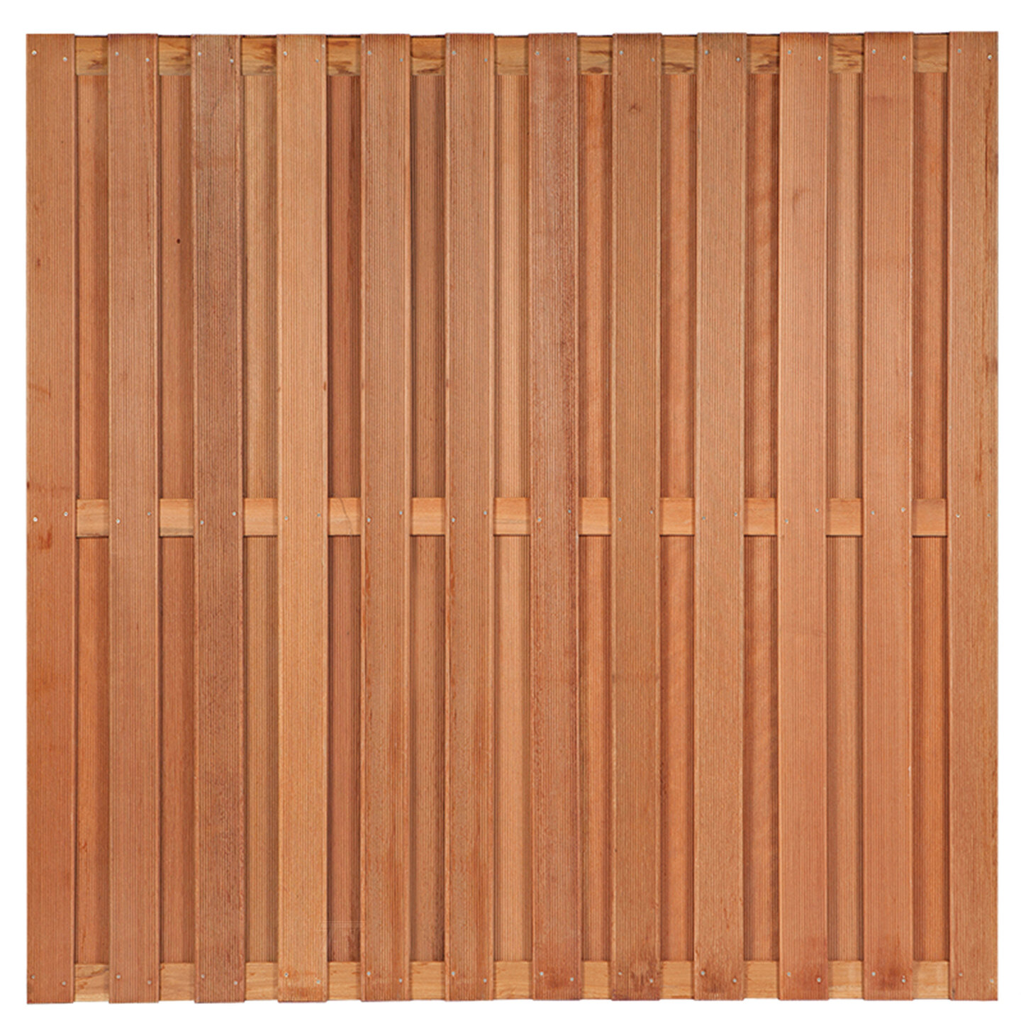 Hardhouten tuinscherm Leeuwarden 180 cm x 180 cm (Keruing)