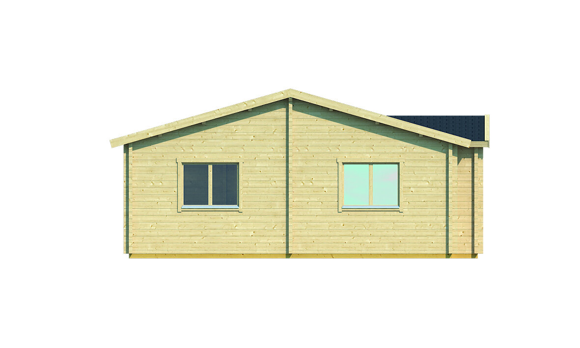 Blokhut Skerries 1050 x 700 x 317 cm - Prefab Houten Woning - Luxe Tuinhuis