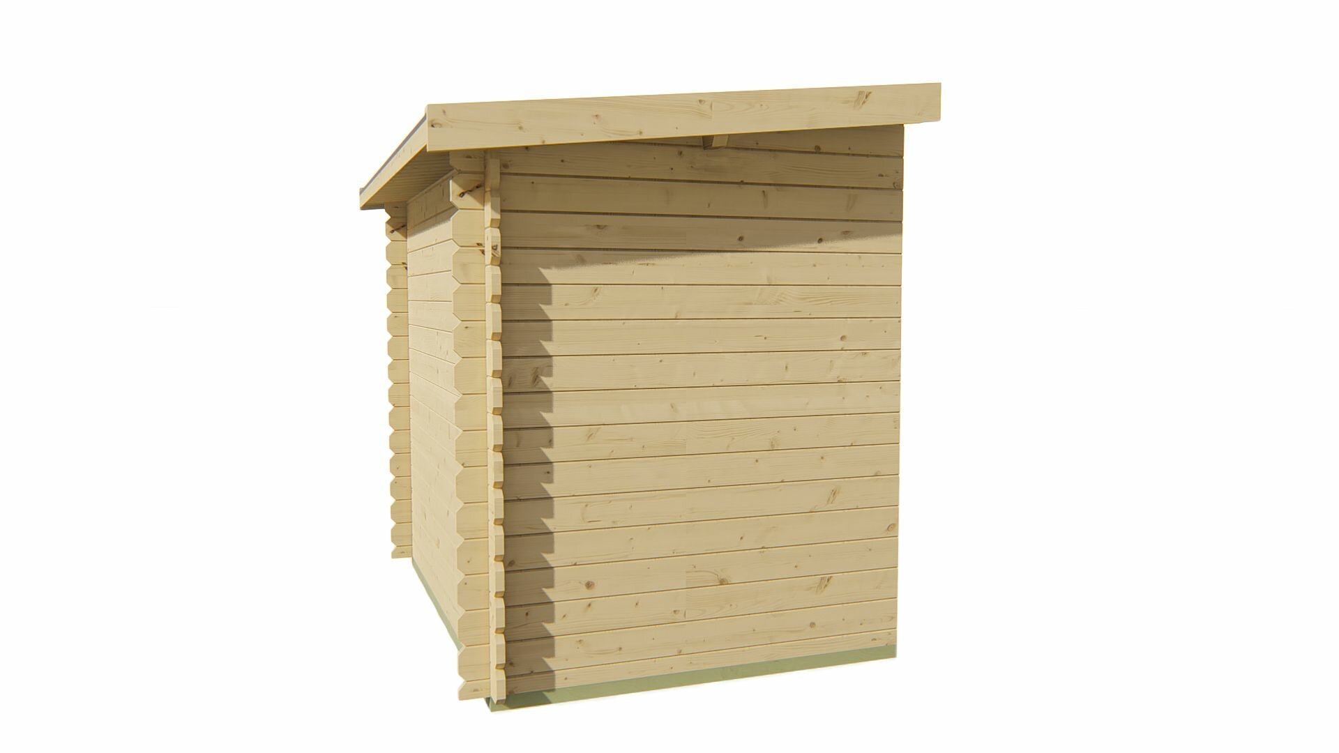Blokhut Tuinhuis Aanbouw | 44 mm 