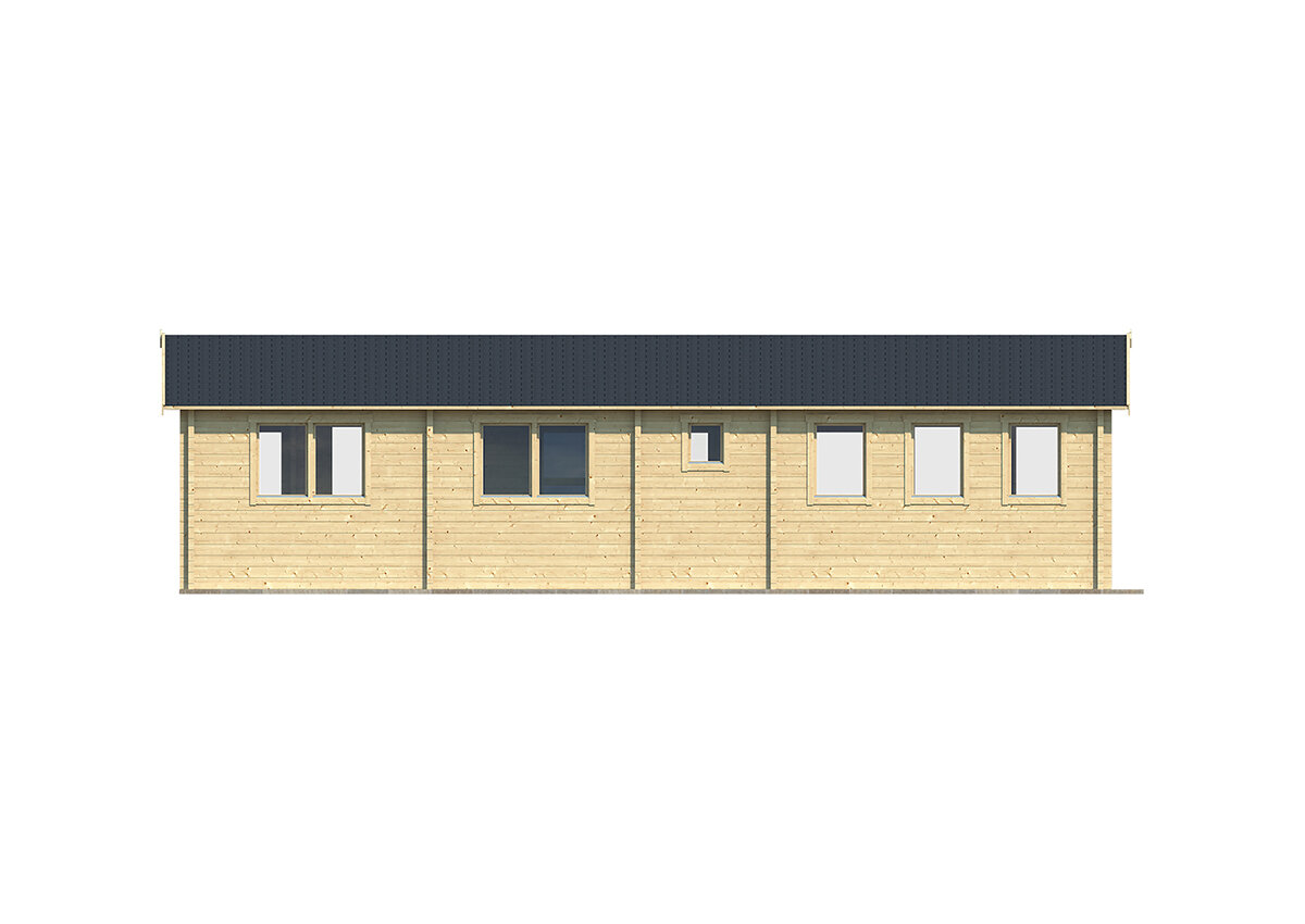 Blokhut Letterkenny 1120 x 595 x 304 cm - Prefab Houten Woning - Luxe Tuinhuis