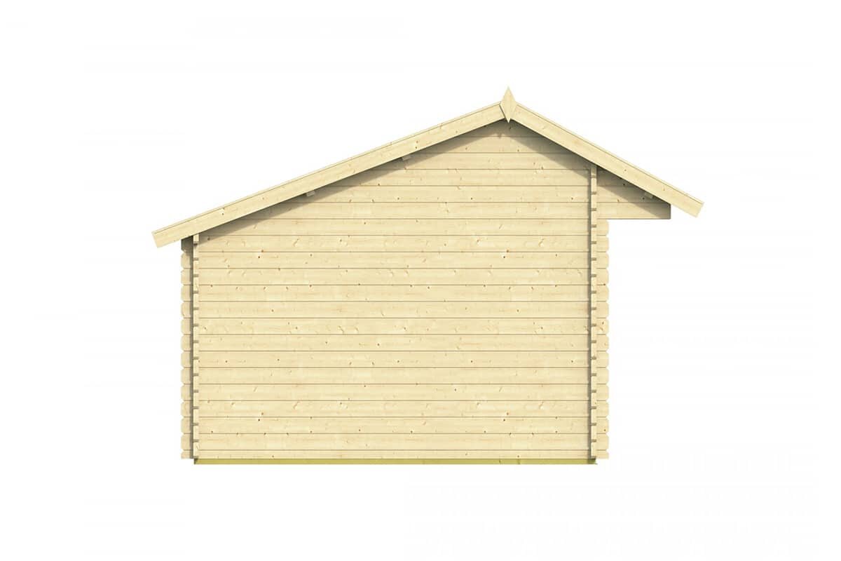 Blokhutprieel Thuringen 500 x 350 x 290 cm - Kapschuur