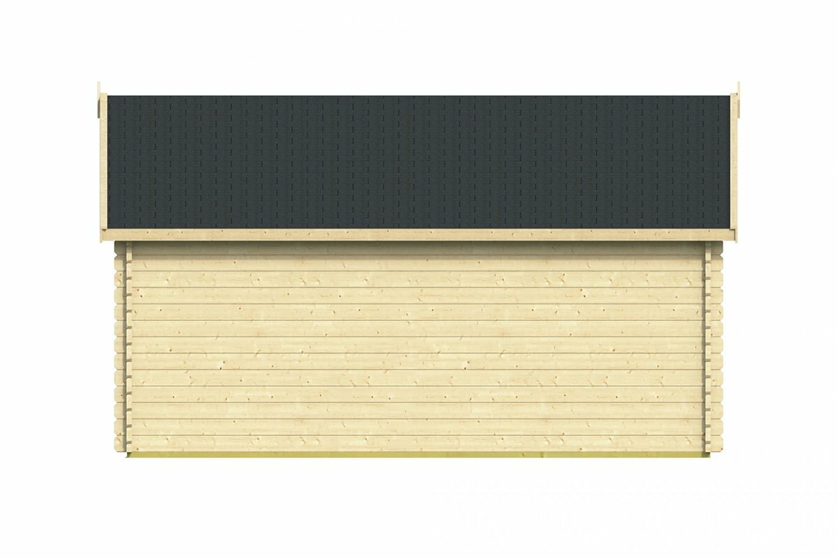 Blokhutprieel Thuringen 500 x 350 x 290 cm - Kapschuur
