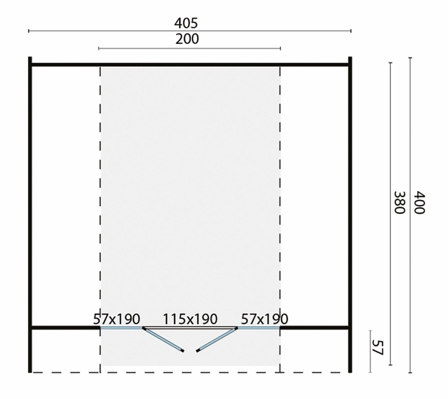 Thermowood Blokhut Oval Office 405x400cm &ndash; Luxe Tuinkantoor of Studio
