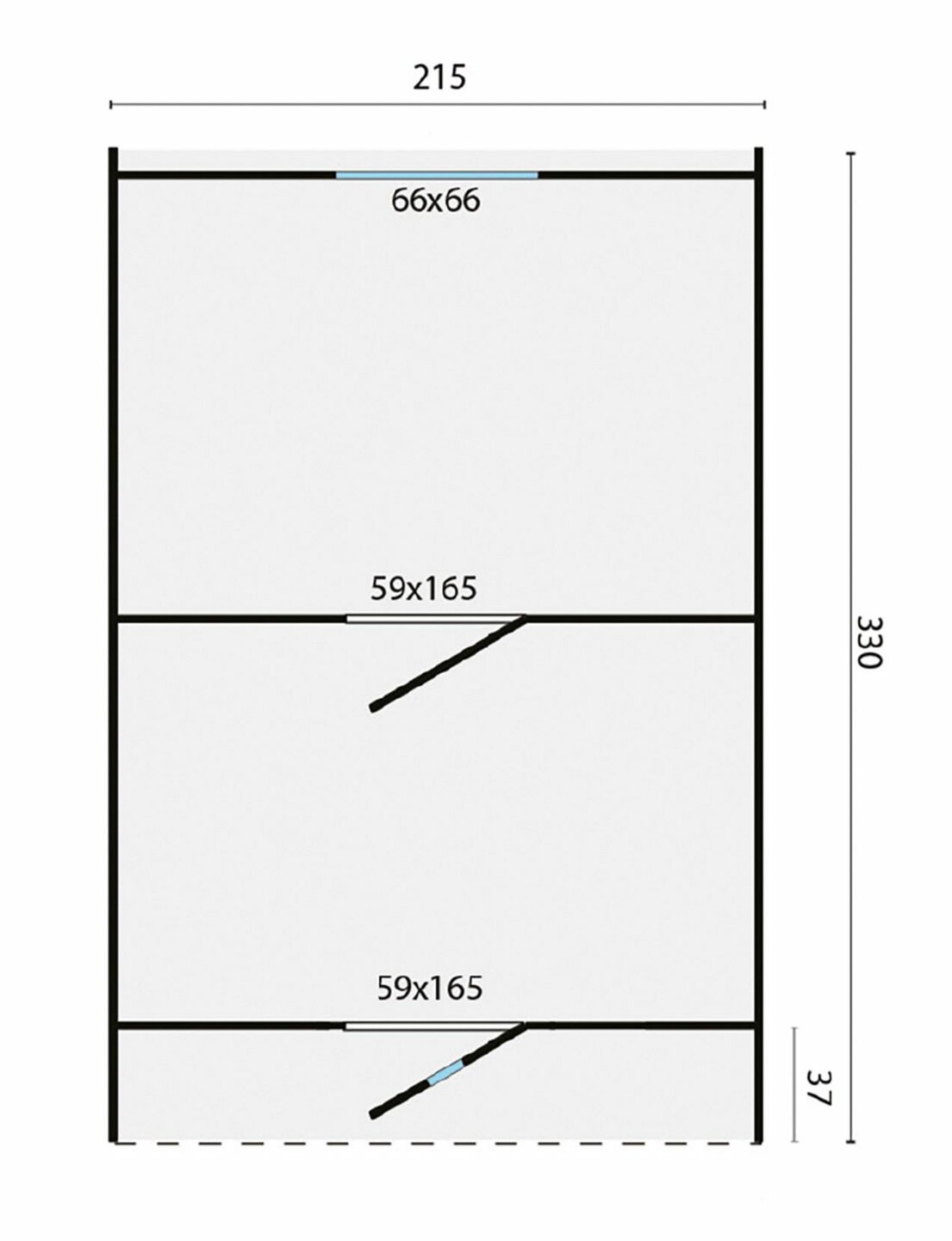 Camping Barrel 215x330cm &ndash; Tuinkantoor, Balie of Mini Chalet