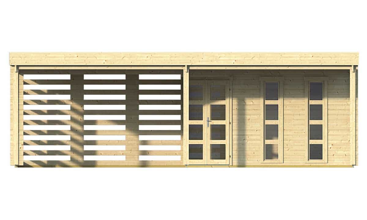 Blokhut Oletha 785 x 510 x 257 cm - Tuinhuis