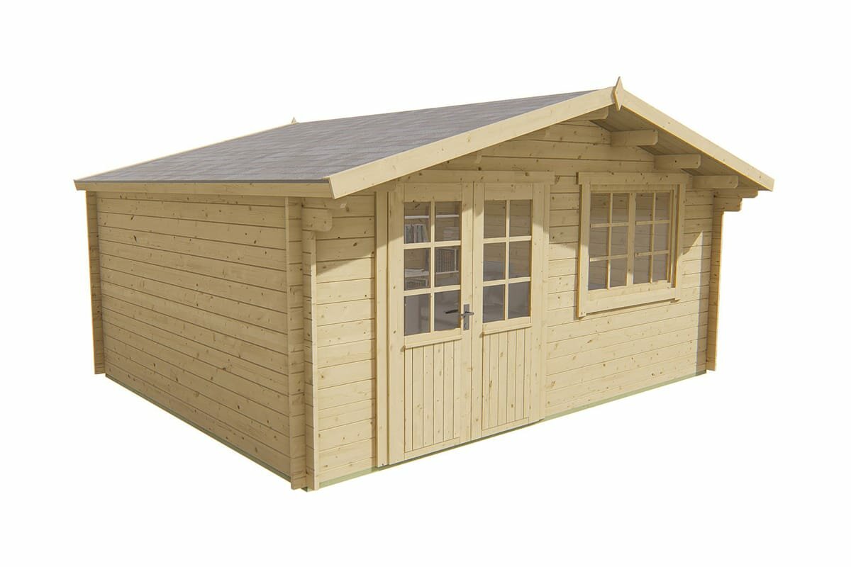 Blokhut Toledo 500 x 400 + 40 cm - Tuinhuis