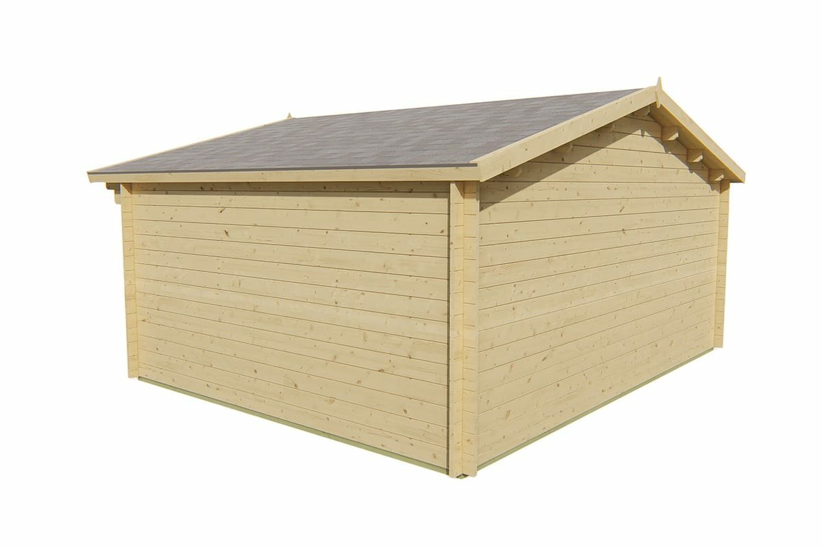 Blokhut Toledo 500 x 400 + 40 cm - Tuinhuis
