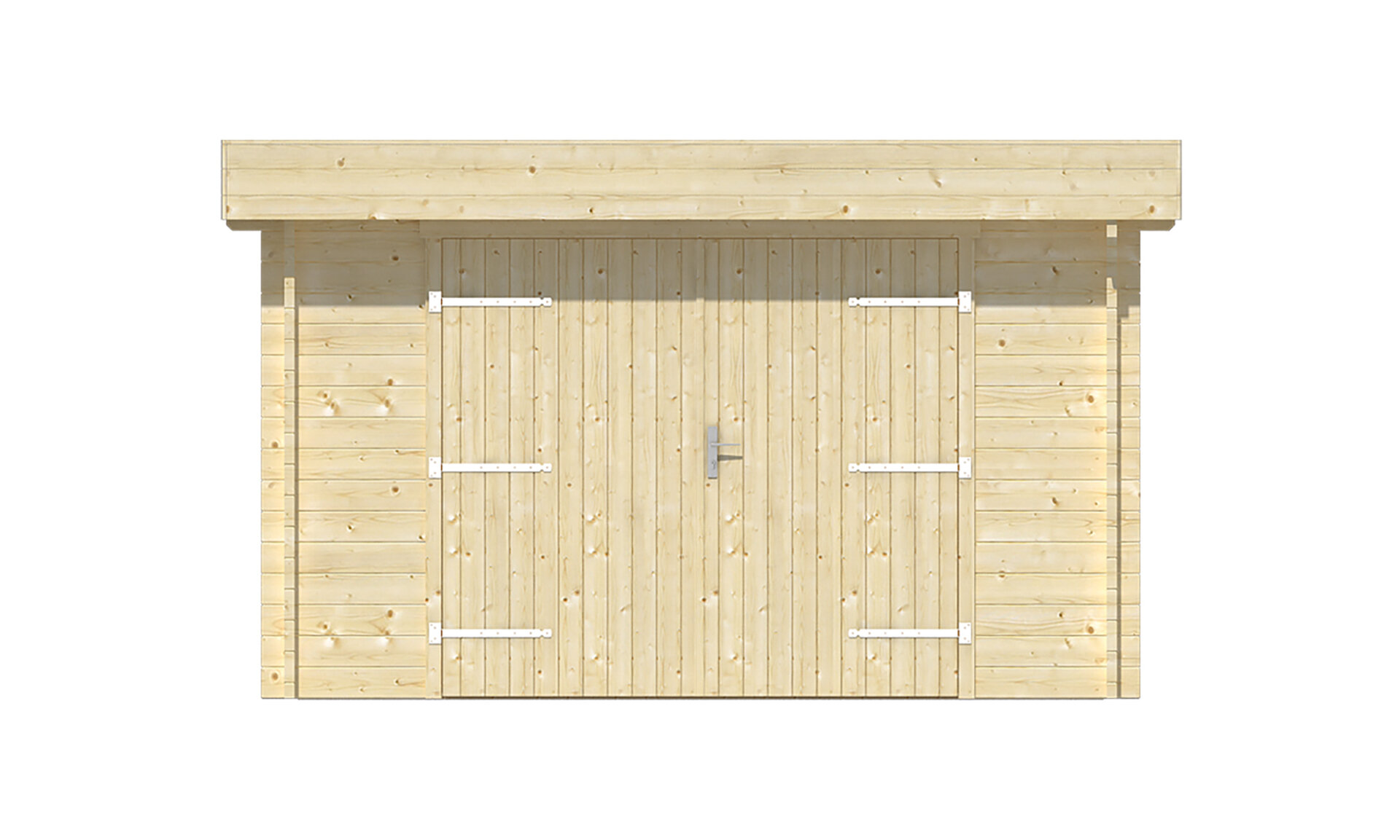 Garage Marketta 380 x 536 cm - Plat dak