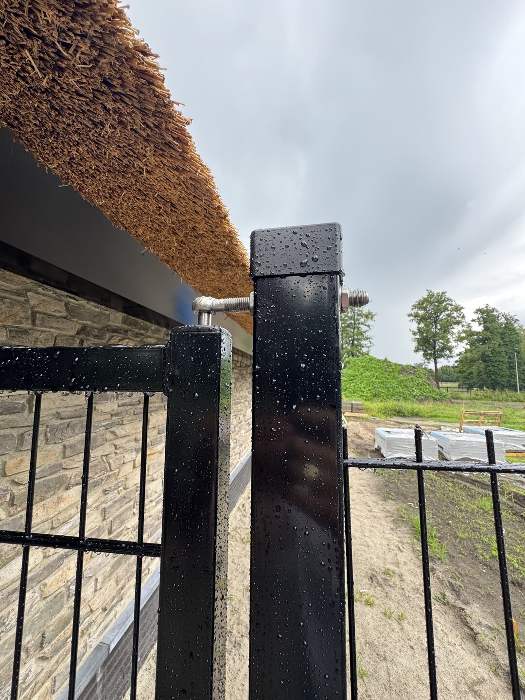 Enkele Poort 100 cm breed voor Dubbelstaafmat