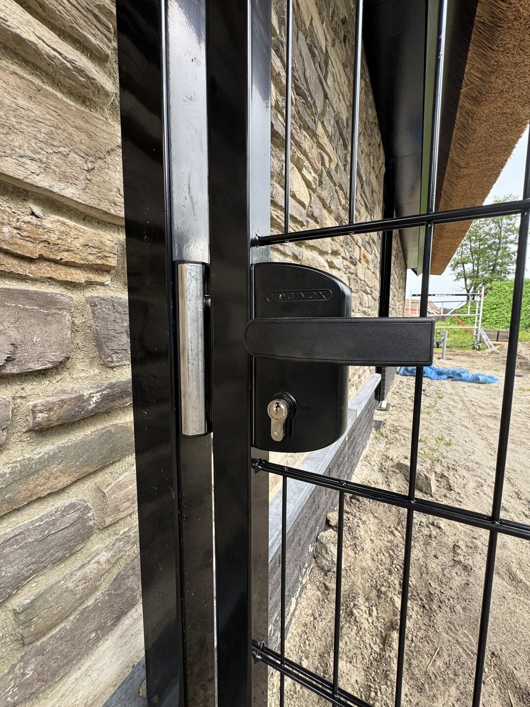 Enkele Poort 100 cm breed voor Dubbelstaafmat