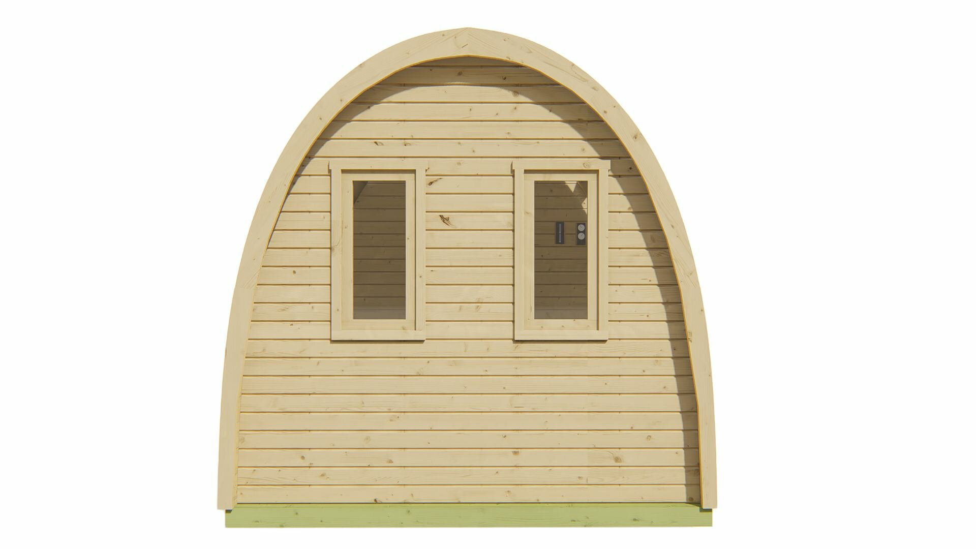 Sauna POD Tolva &Oslash;230 x 480 cm - vurenhout 38mm