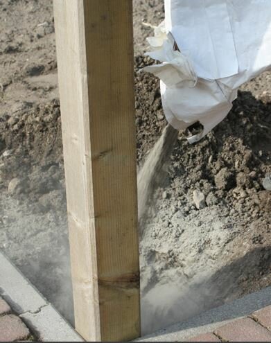 Verwerking snelbeton