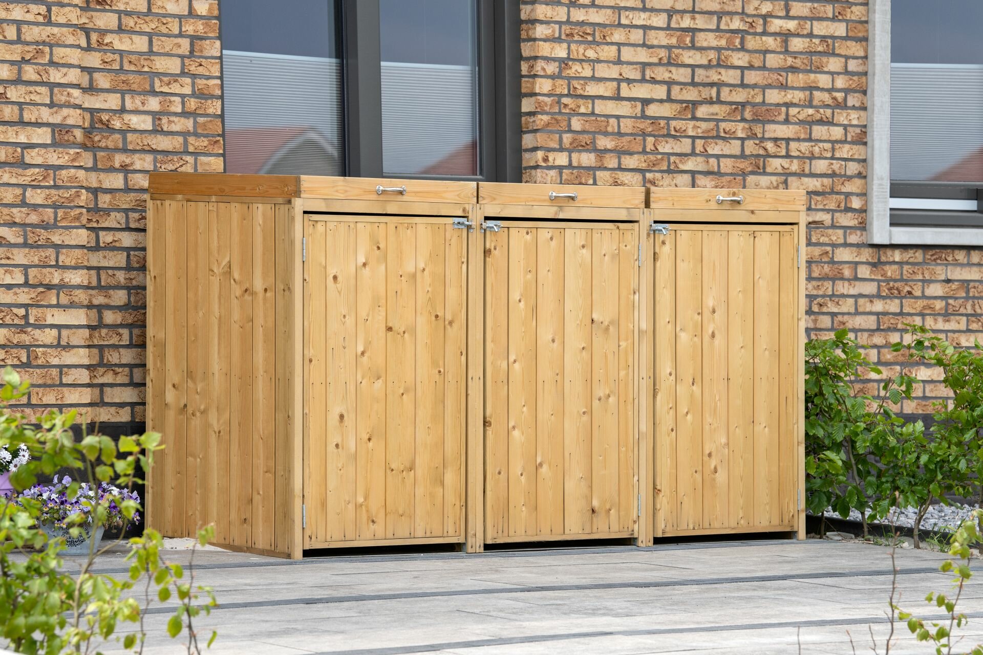 Containerberging Triple Ge&iuml;mpregneerd Vuren 196 x 80 x 117 cm