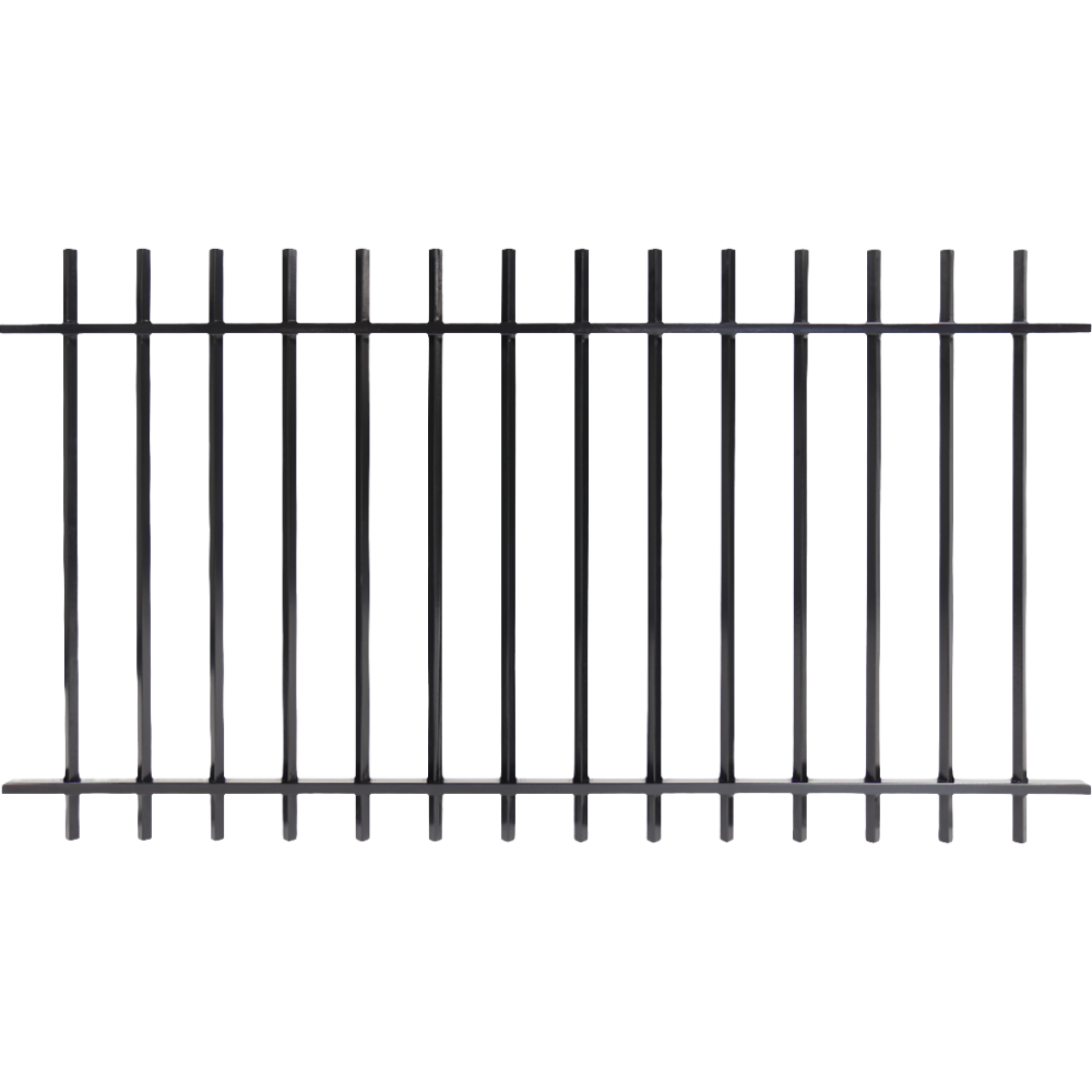 Spijlenpaneel vierkant doorgestoken