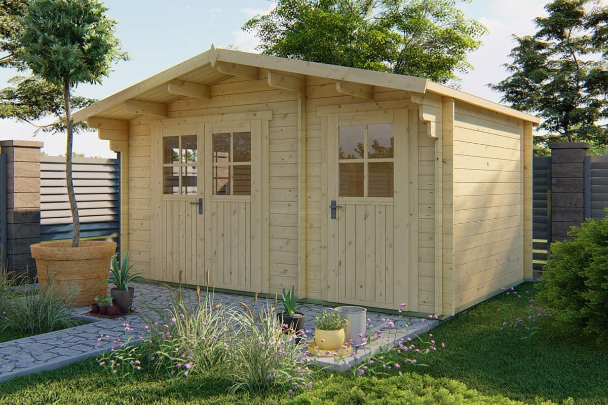 Blokhut Fraga 450 x 300 x 250 cm - Tuinhuis