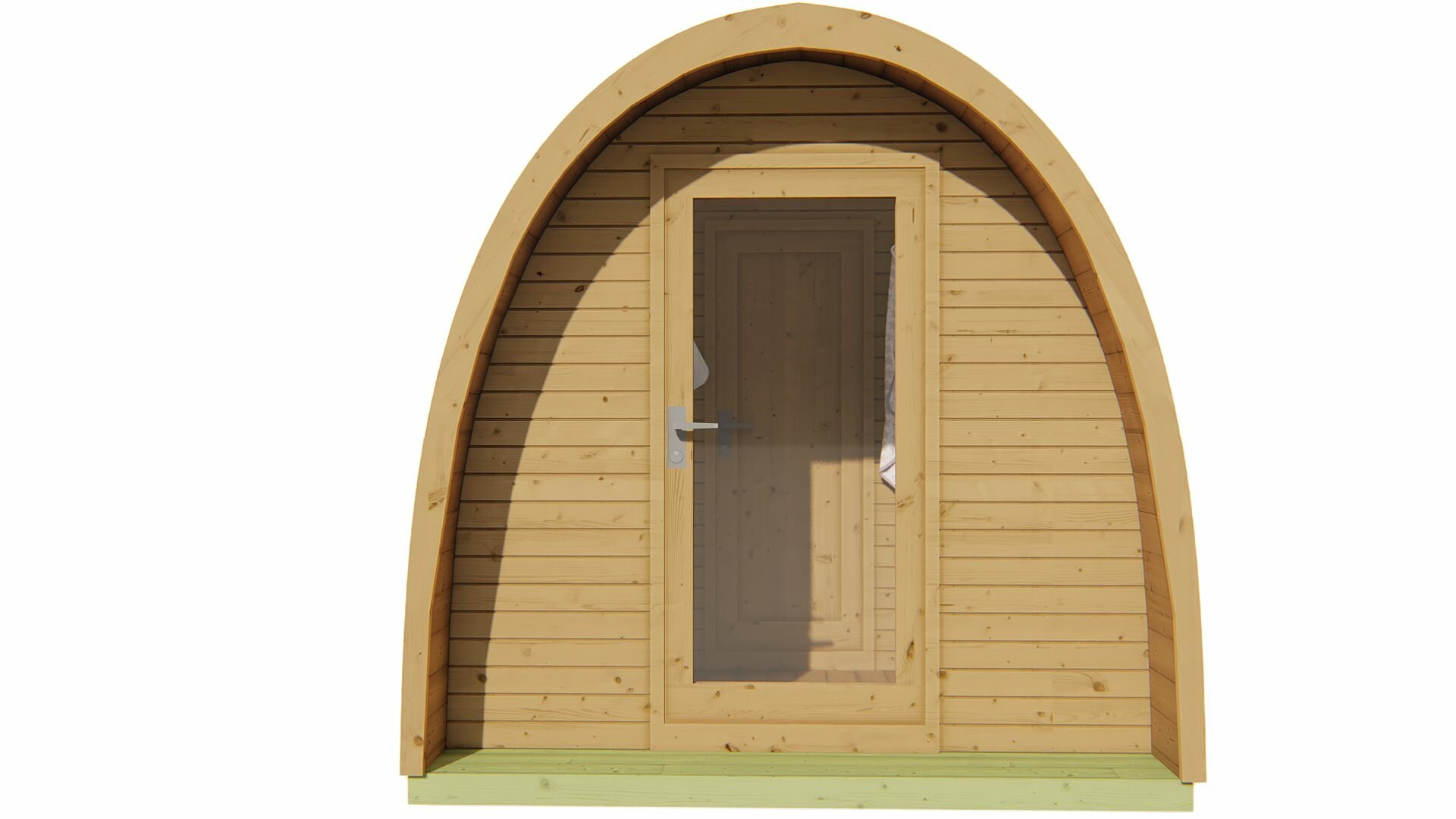 Sauna POD Tolva Ø230 x 400 cm - thermowood 42mm