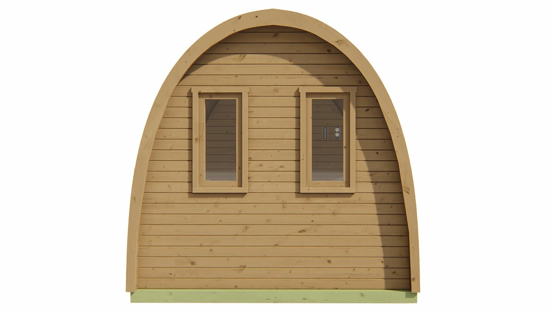 Sauna POD Tolva Ø230 x 400 cm - thermowood 42mm