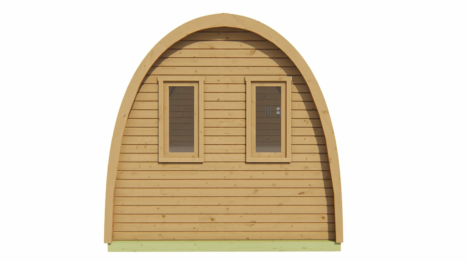 Sauna POD Tolva Ø230 x 480 cm - thermowood 42mm