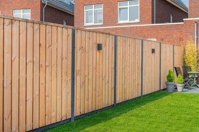 Tuinscherm Red Class Wood 23-planks (21 + 2) Agadir 180 x 180 cm