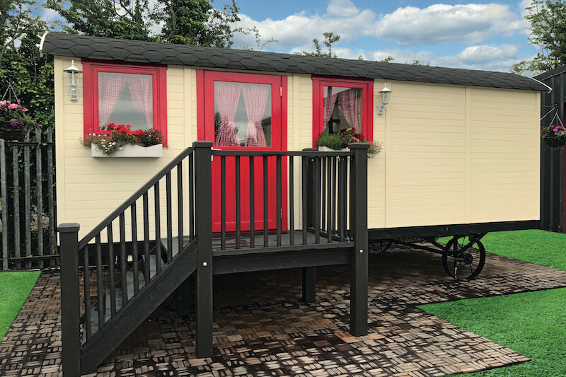 Pipowagen 600 x 240 cm - Zigeunerwagen Angelo 