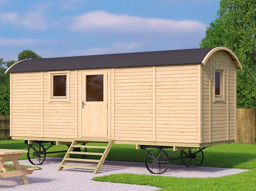 Pipowagen 600 x 240 cm - Zigeunerwagen Angelo 