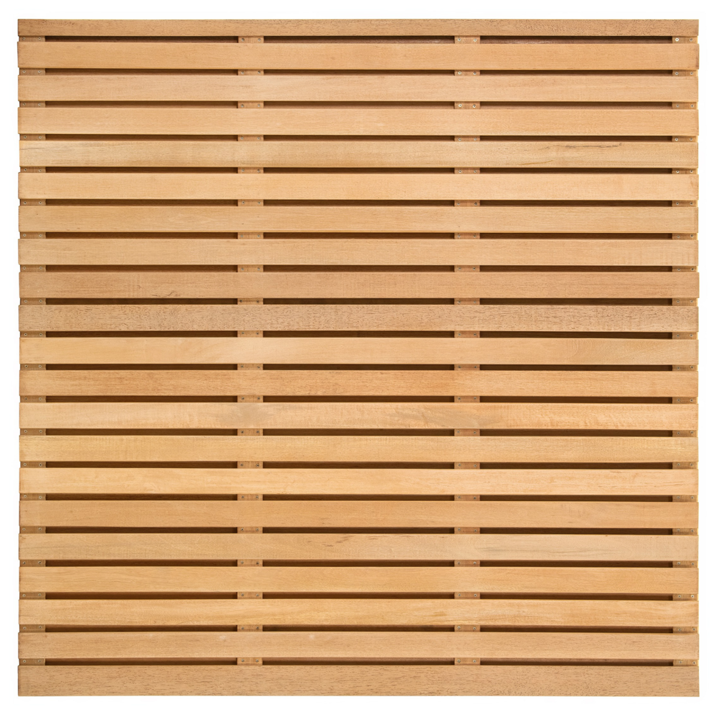 Tuinscherm hardhout kunstmatig gedroogd 40-planks (36 + 4) Prinsenbeek 180 x 180 cm (Bangkirai)