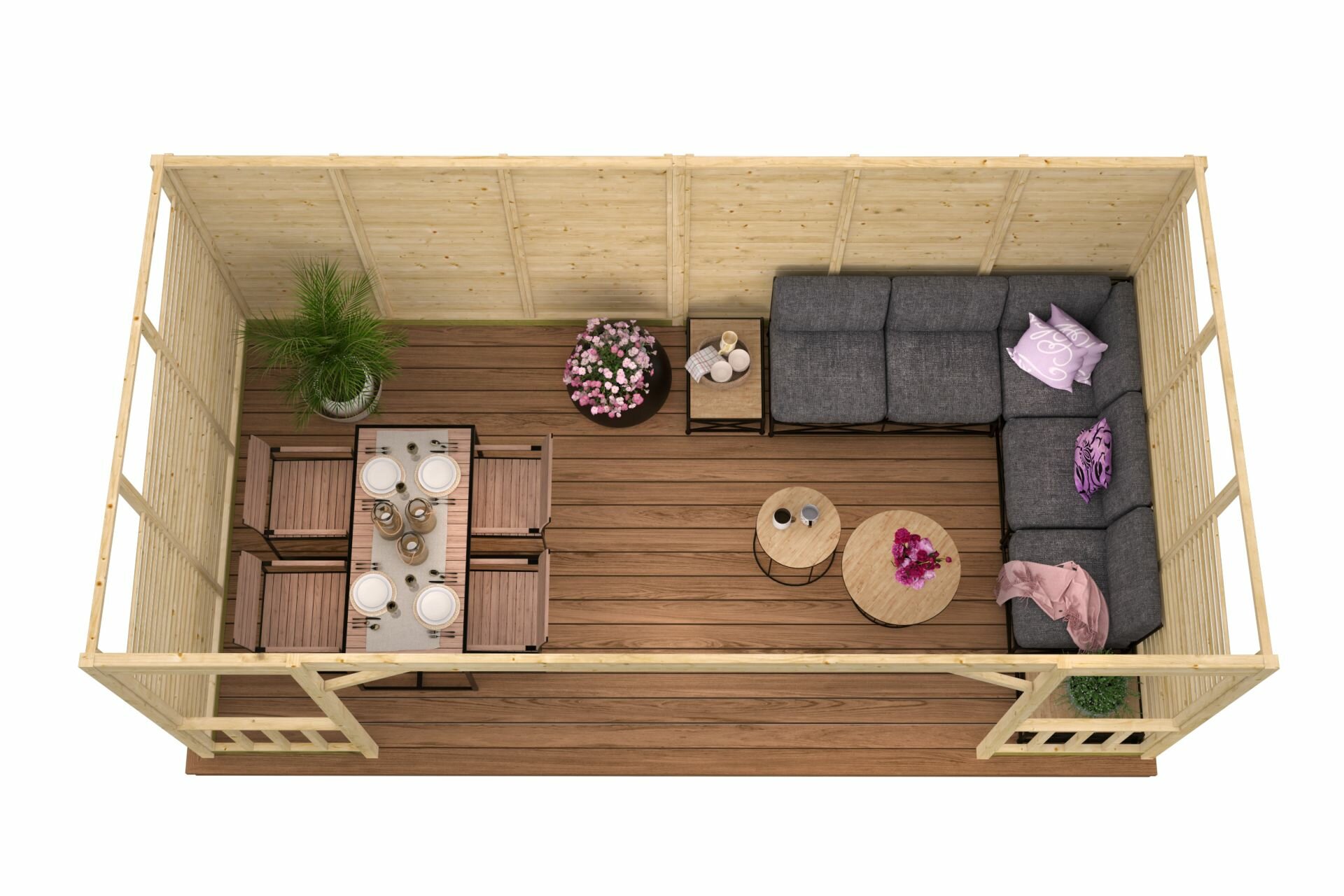 Paviljoen Kristina 560 x 264 cm