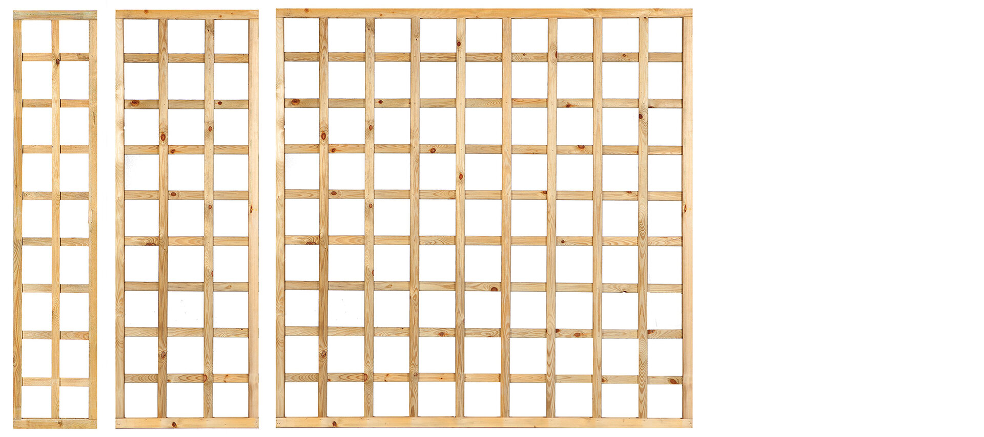 Trellis recht Grenen groen ge&iuml;mpregneerd 180 x 180 cm