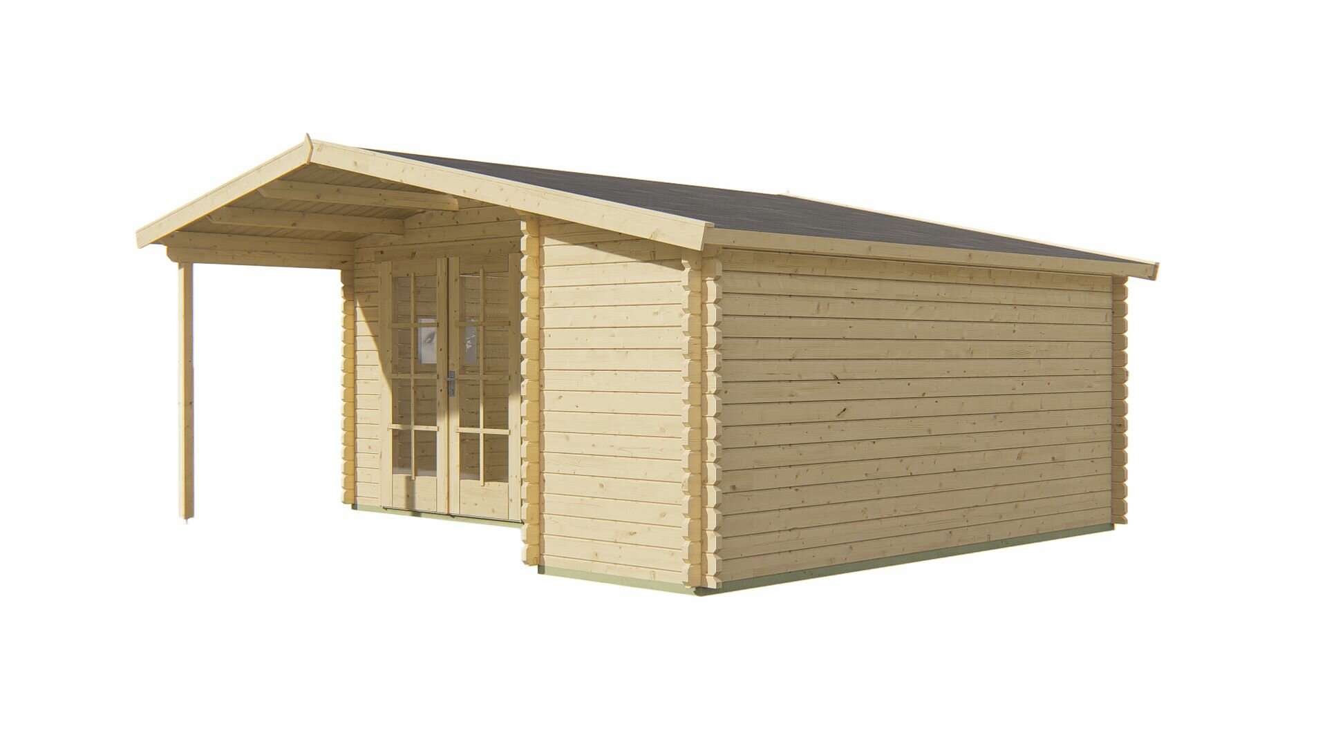 Blokhut Wolfgang 530 x 450 cm - Tuinhuis