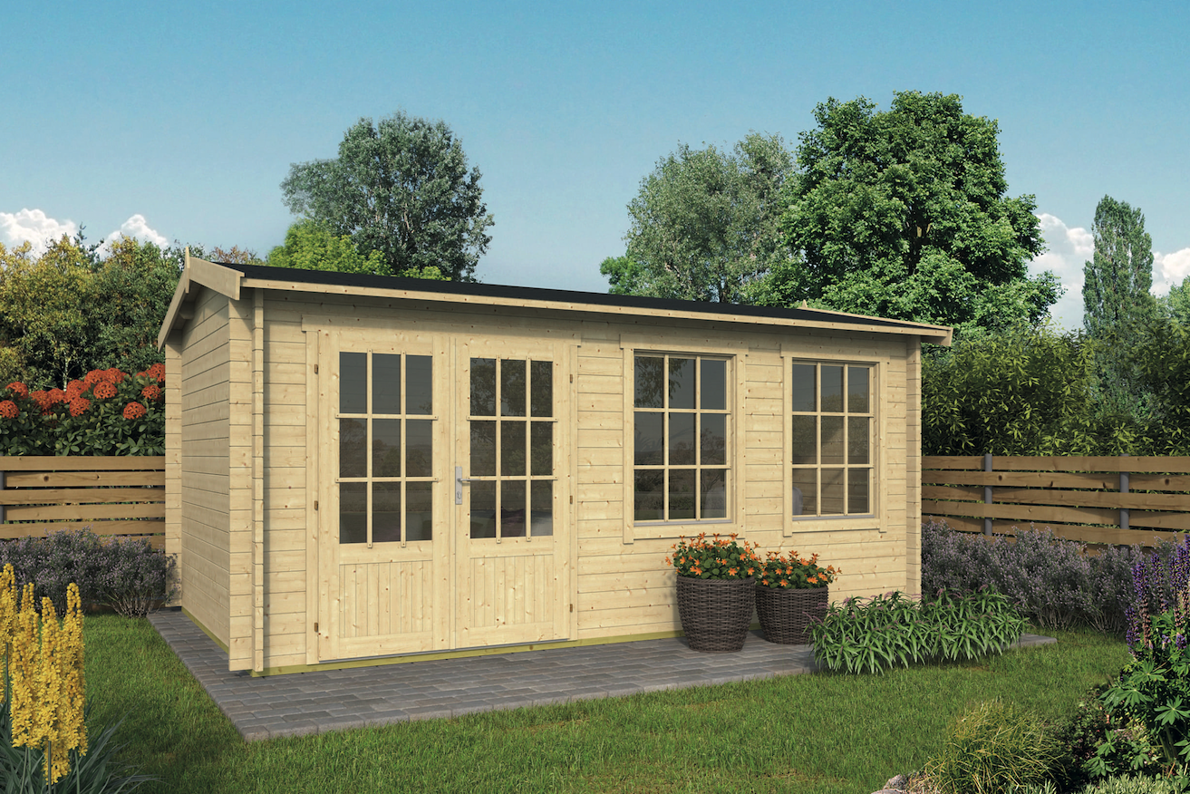 Blokhut Aiste 500 x 300 x 243 cm Wanddikte 40 mm