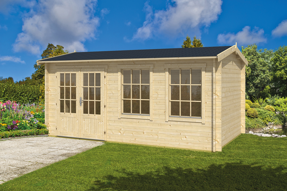 Blokhut Aiste 500 x 300 x 243 cm Wanddikte 40 mm