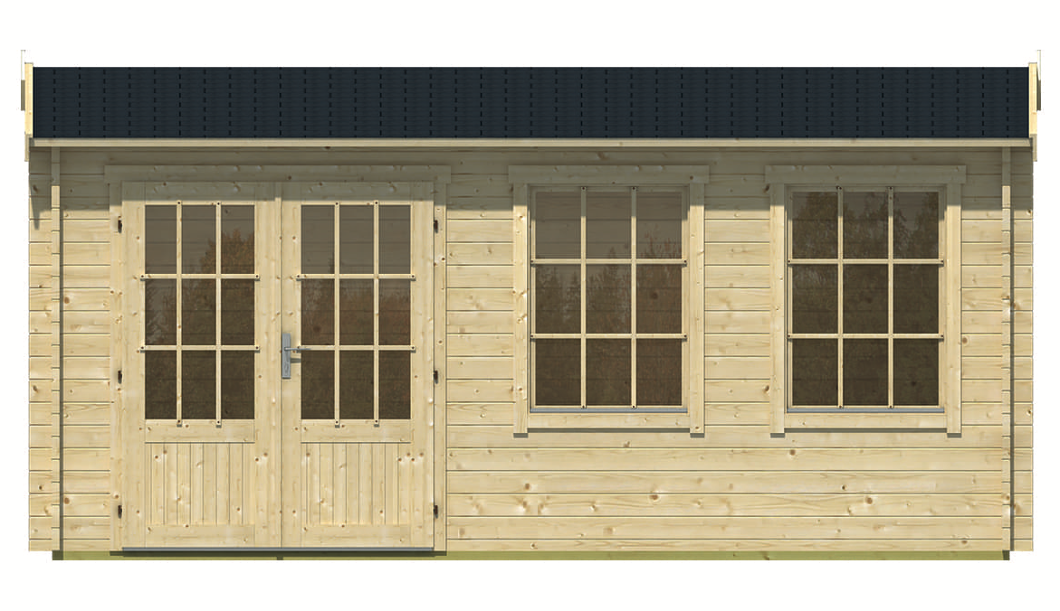 Blokhut Aiste 500 x 300 x 243 cm Wanddikte 40 mm