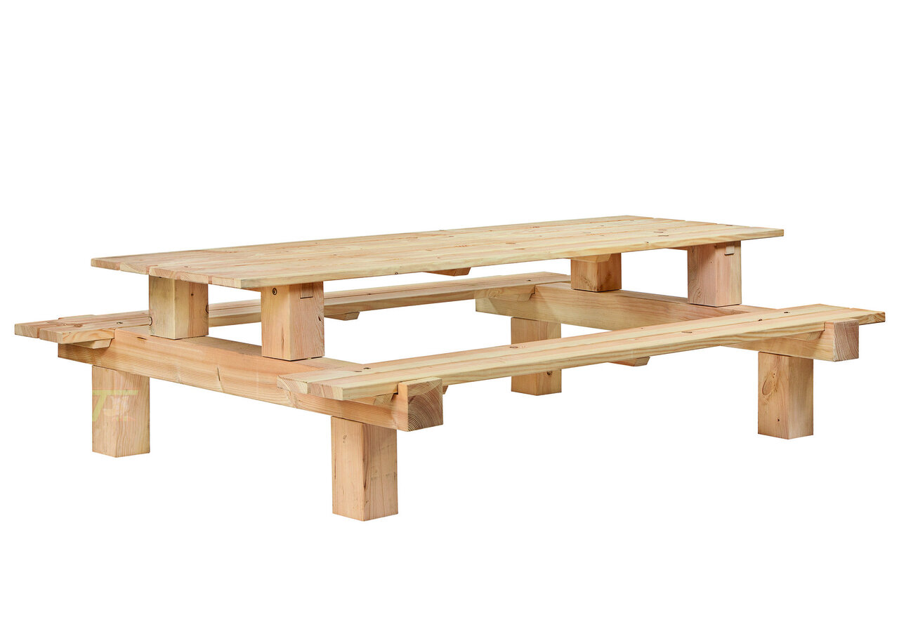 Picknicktafel Lariks Boss 250 x 180 cm geschaafd (8 personen)