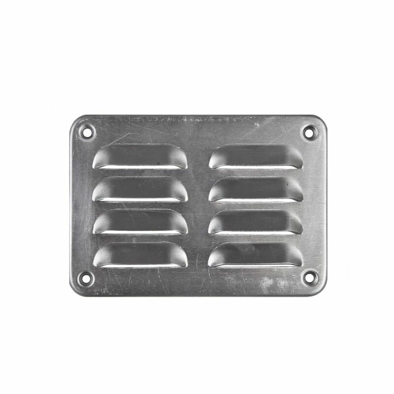 Ventilatierooster Aluminium, set a 2 stuks 9,0 x 13,0 cm