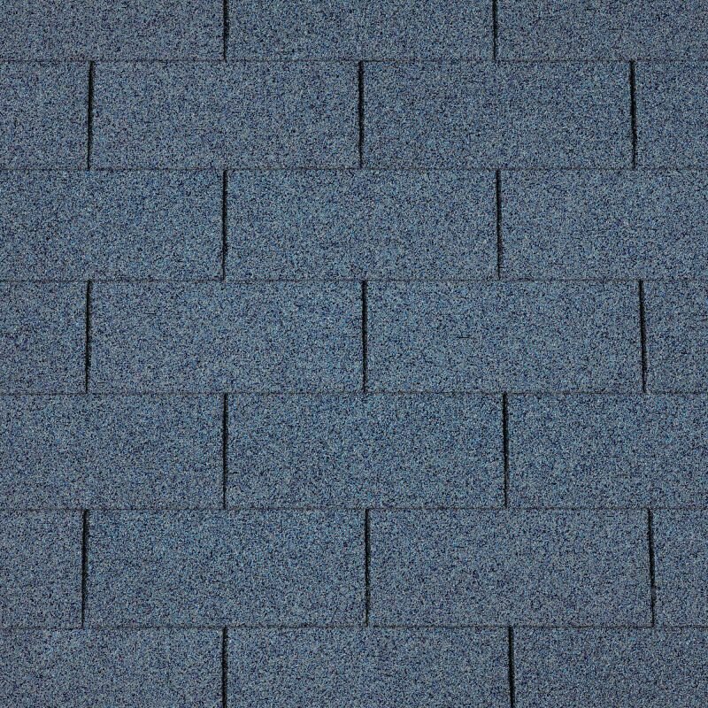 Dakshingles recht blauw - pak 3 m&sup2;