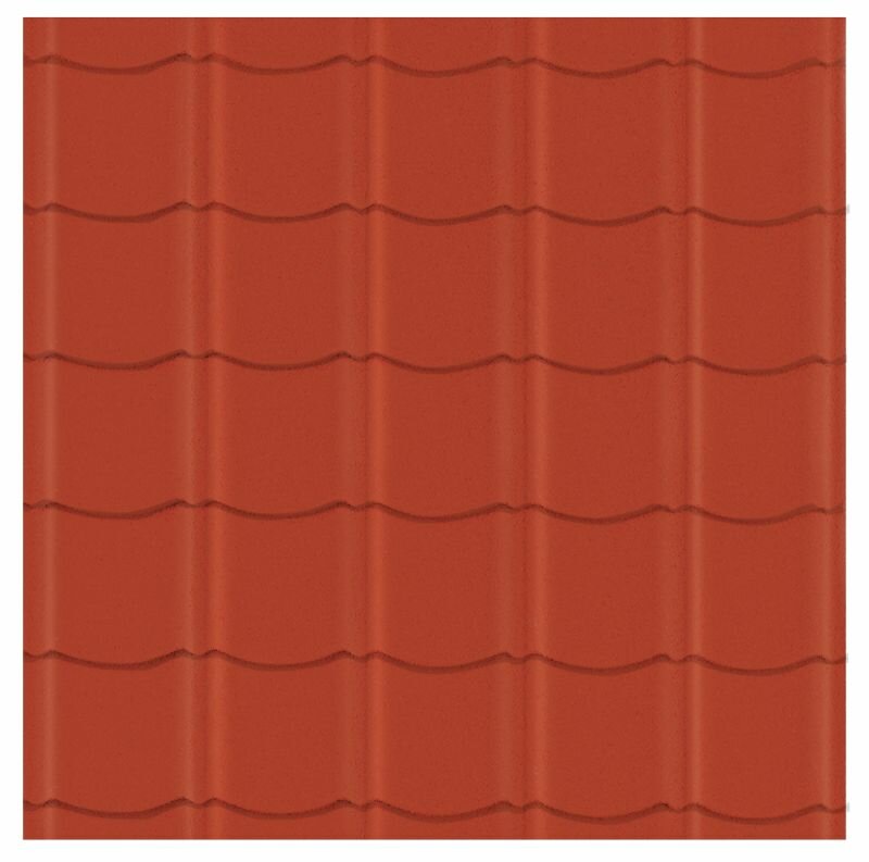 Easy-pan rood glans plaat 86 x 113,5 cm