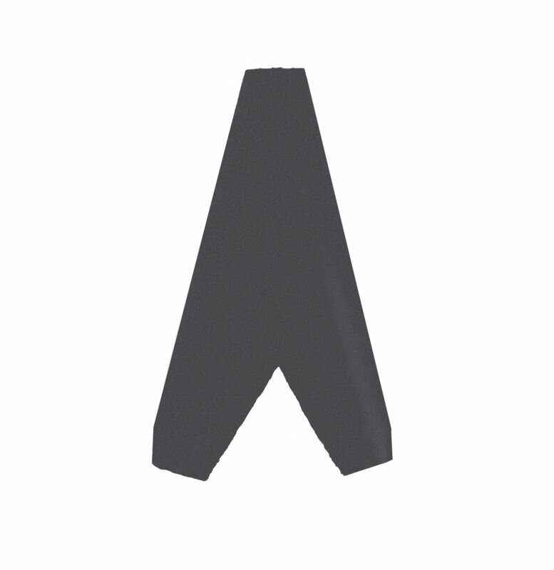 Nokafsluiter easypan antraciet glans