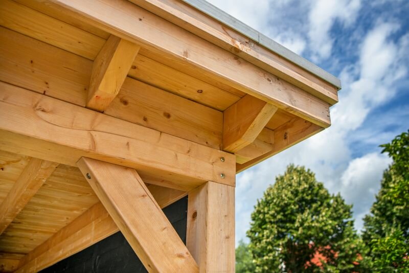 Daktrim aluminium buitenhoek 4,5 x 4,5 x 50 cm incl. 1 klang