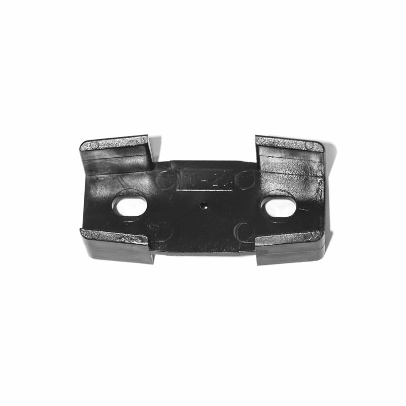 Dakgootwighoek, kunststof zwart 100 mm