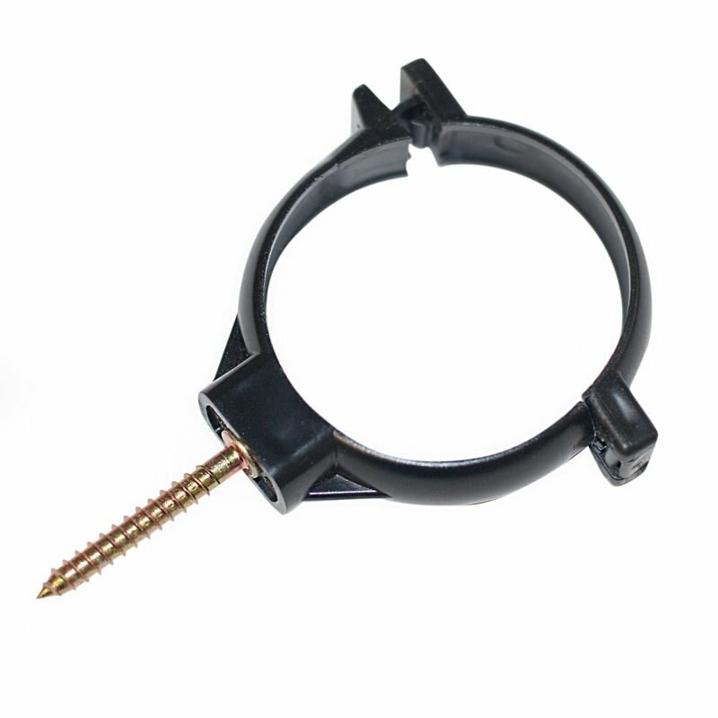 HWA muurbeugel, kunststof zwart 60 mm