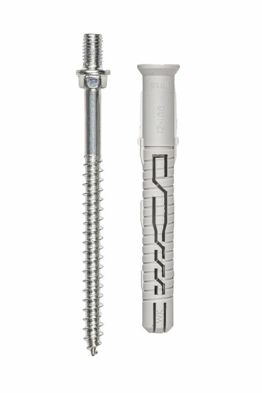 Indraaistift muurbeugel vuurverzinkt - M8 x 100 mm